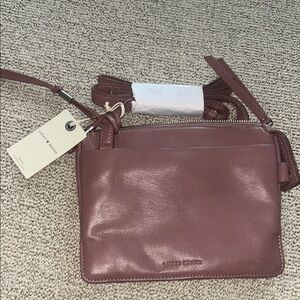 LUCKY BRAND Dusty Rose Leather Crossbody